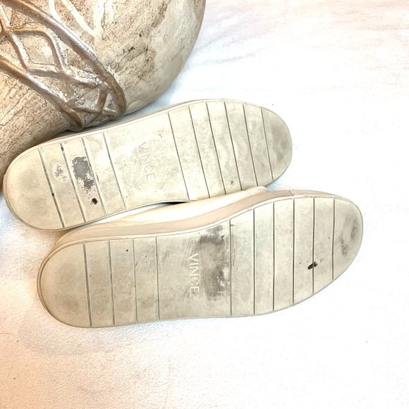 Vince Caden Slip On Sneakers Leather Textile Skate - Picture 14 of 14